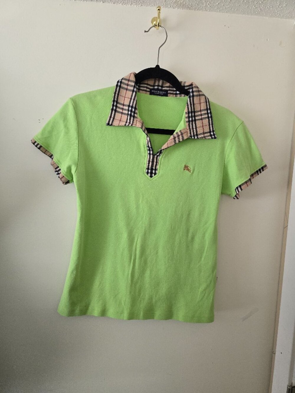 Burberry Green Polo Shirt